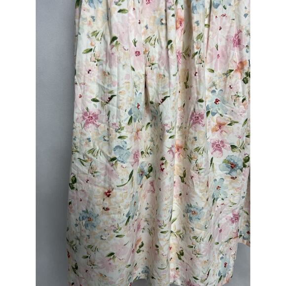 Abercrombie & Fitch Floral Emerson Poplin Puff Sleeve Mini Dress - Picture 2 of 11